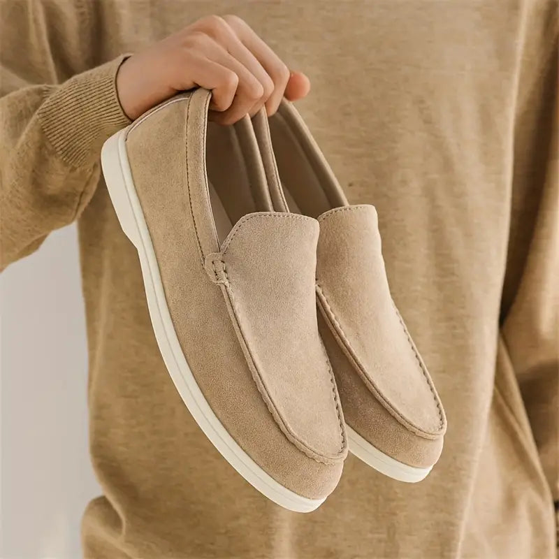 Comfortable Slip-On Suede Loafers for Men